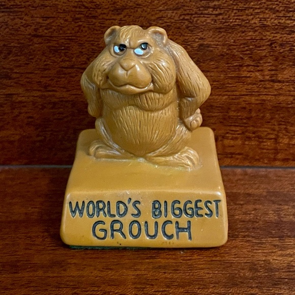 1975 Vintage Figurine. “World’s Biggest Grouch” - Picture 1 of 2